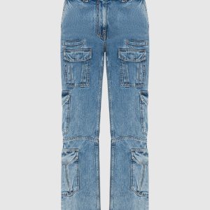Blue flared jeans with pockets Givenchy