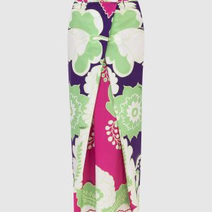 Green skirt Valentino