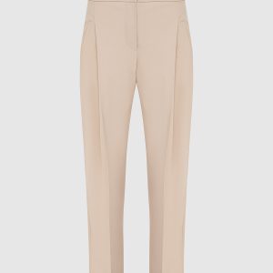 Light beige pleated trousers Brunello Cucinelli