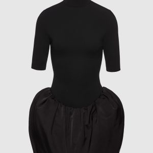 Black dress with drapery Magda Butrym