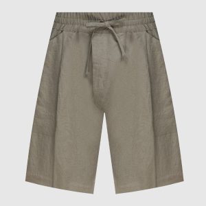 Gray linen shorts Jan Jan Van Essche