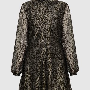 Golden dress Saint Laurent