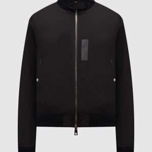 Black down jacket with logo Dolce&Gabbana