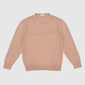 Children's jumper with textured logo embroidery Dolce&Gabbana