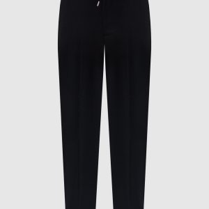 Black wool and cashmere trousers Bertolo Cashmere