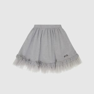 Children's gray skirt Fendi