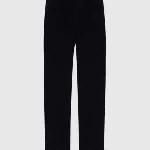 Black pants with slits Peserico