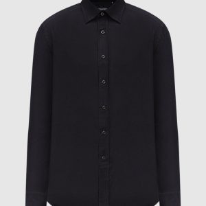 Blue shirt with a figured hem Stefano Ricci