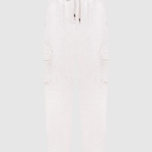 Beige melange cargo pants Peserico