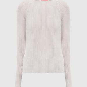 Beige OSANNA ribbed wool jumper Max & Co