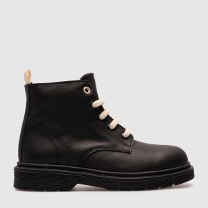 Children's black leather shoes Zecchino D'oro