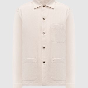 Beige linen shirt Stefano Ricci