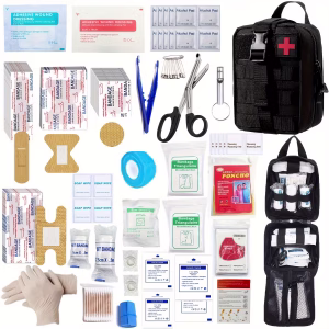 205pcs Universal First Aid Kit for Home, Travel, Outdoor & Emergency. Compact & Complete. Fast Delivery!