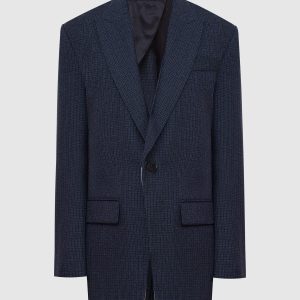 Plaid wool blazer Valentino