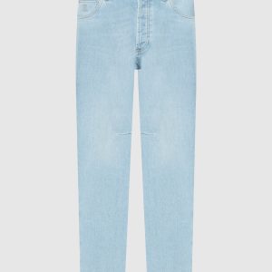 Blue jeans with a distressed effect Brunello Cucinelli