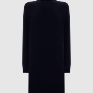 Blue wool dress Allude
