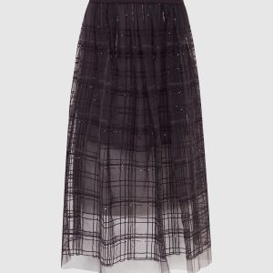 Purple skirt Brunello Cucinelli