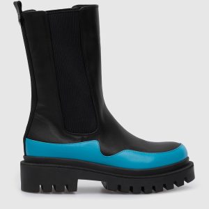 Leather chelsea with contrast panel Babe Pay Pls