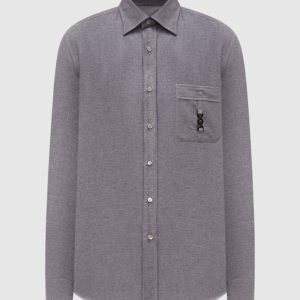 Gray shirt with emblem Stefano Ricci