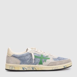 Blue suede sneakers BSKT CLAY Premiata