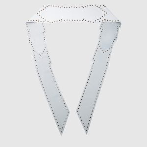 White leather belt Philosophy di Lorenzo Serafini