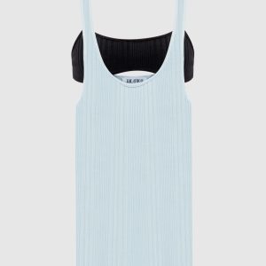 Blue top with double construction The Attico