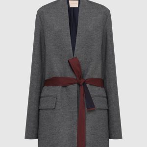 Selma wool wrap jacket Roksanda