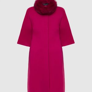 Pink wool coat Heresis