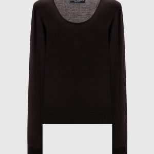 Brown cashmere jumper Dolce&Gabbana