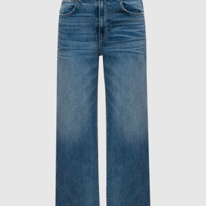 Blue jeans with a distressed effect SLVRLAKE