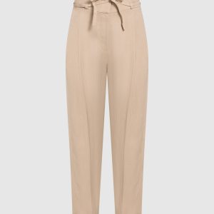 Beige Carrot Pants Brunello Cucinelli
