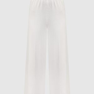 White culottes with silk and cashmere JOSEPH