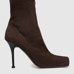 Brown suede ankle boots Premiata