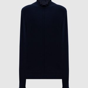 Blue sweater with wool and cashmere Twinset