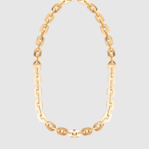 Golden chain necklace Jil Sander