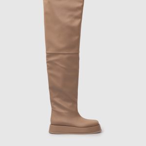 Rosie Beige 10 Over The Knee Boots Gia Borghini