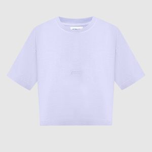 Purple t-shirt with logo AUTRY