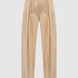 Beige pants with snaps Victoria Beckham