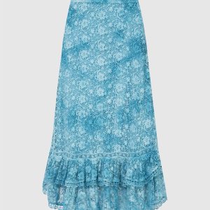 Jana openwork skirt with ruffles Love Shack Fancy
