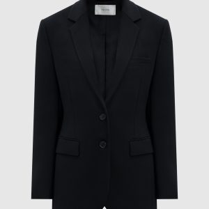Linda black wool jacket The Row