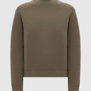 Green sweater with wool, silk and cashmere Peserico
