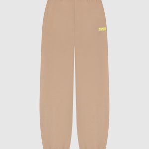 Brown joggers with logo embroidery Vetements
