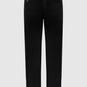 Black wool trousers with logo patch Brunello Cucinelli