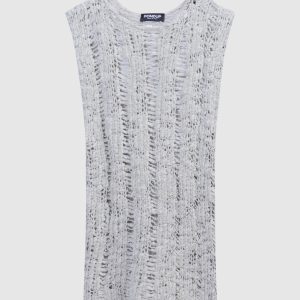 Green openwork vest Dondup