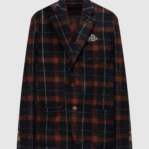 Checked wool jacket AT.P.Co