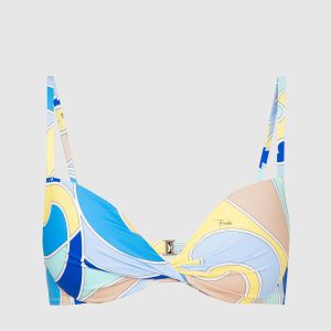 Yellow swimsuit top PUCCI