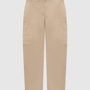 Beige cargo pants with logo embroidery Givenchy