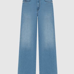 LATINO blue jeans with linen Max Mara Weekend
