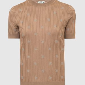 T-shirt in FF Karligraphy pattern Fendi