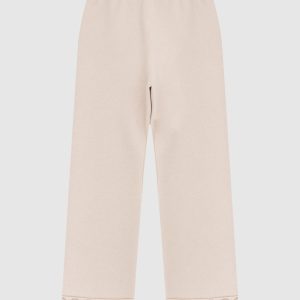 Children's light beige wool and cashmere trousers Fendi